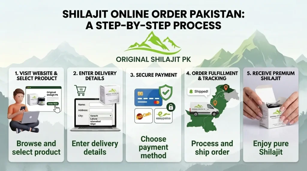 Shilajit Online Order Pakistan: A Step-by-Step Process