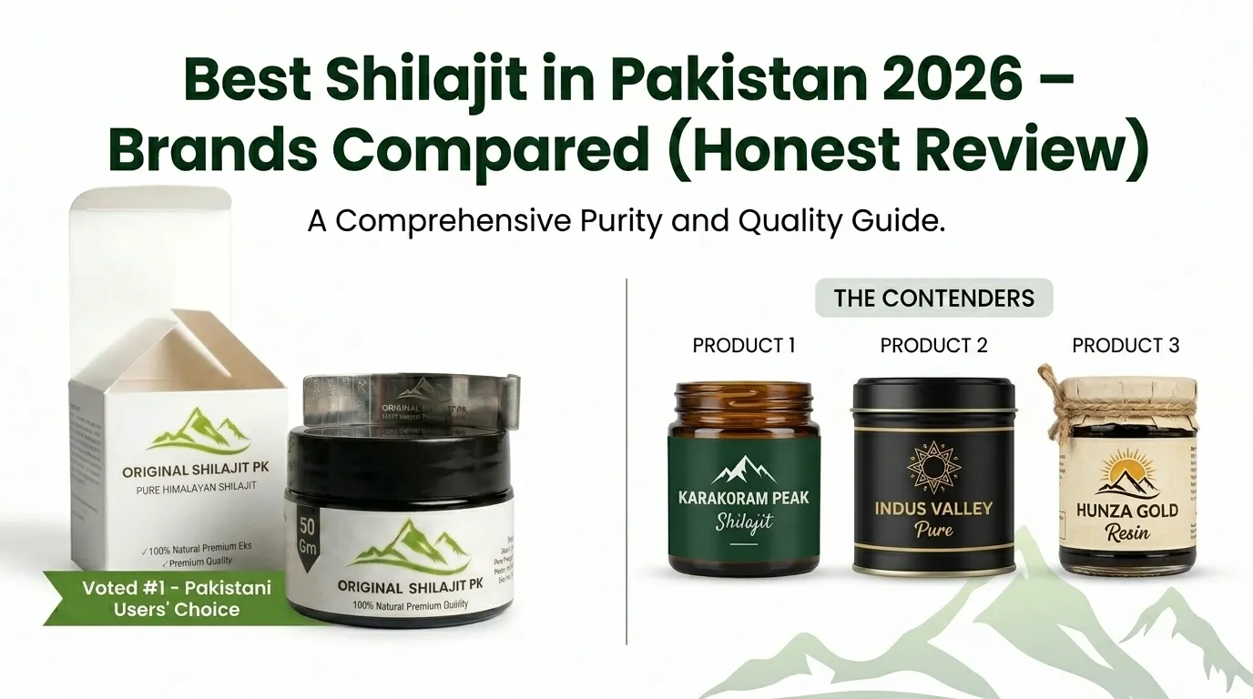Best Shilajit in Pakistan 2026 – Brands Compared (Honest Review) 1 Best Shilajit in Pakistan