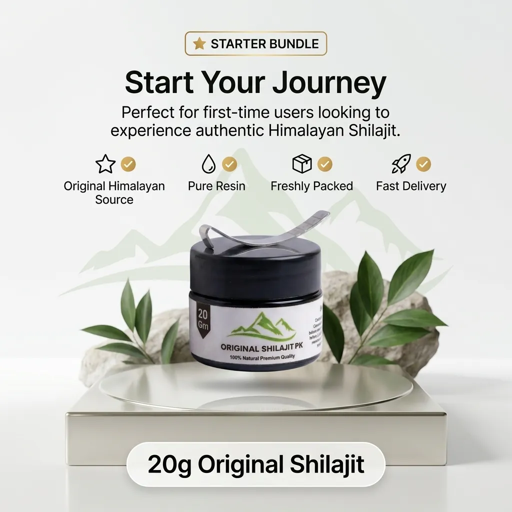 Starter Bundle, 20g Original Shilajit